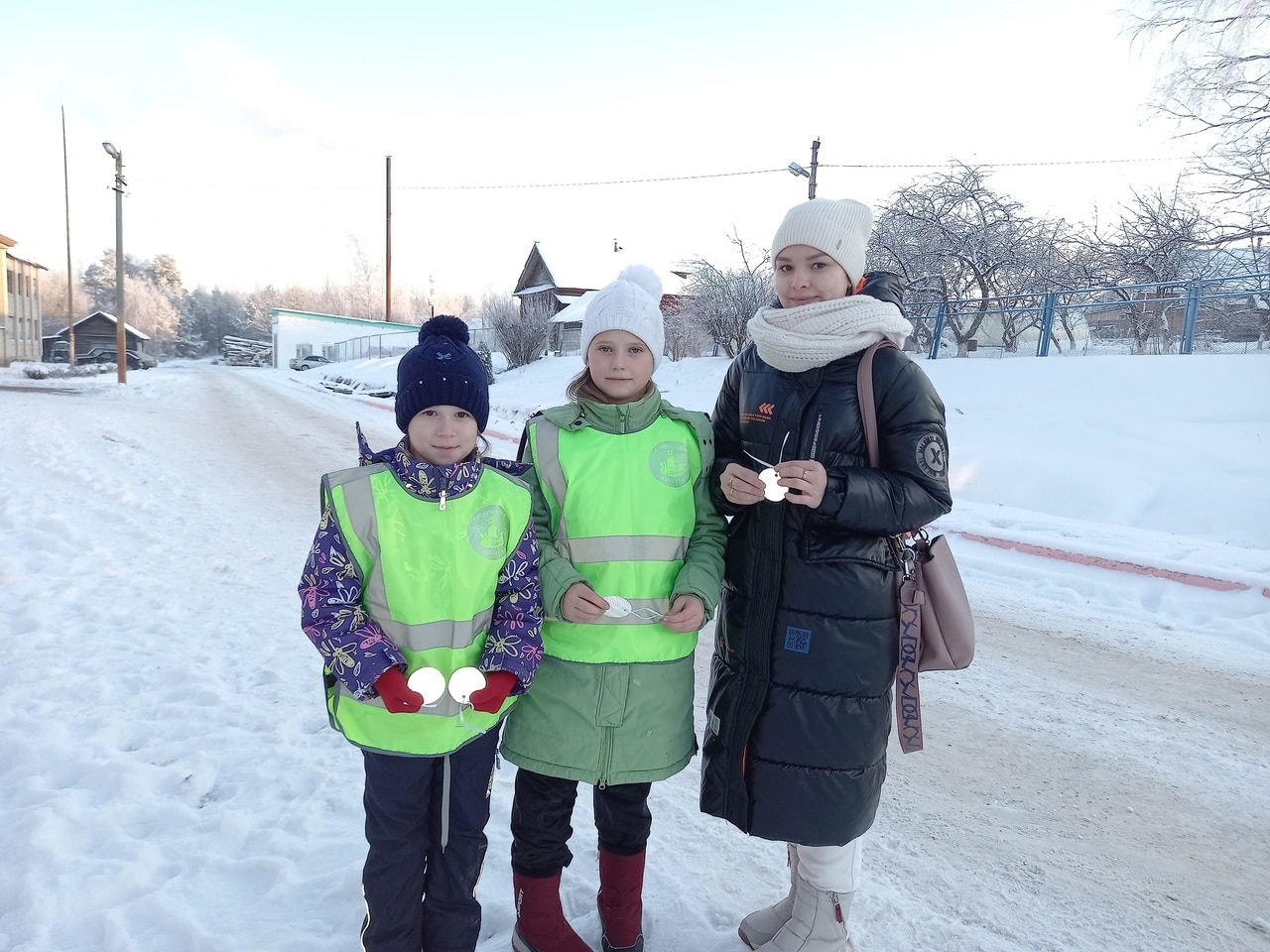 В Шарьинском районе школьники засветили пеших участников движения