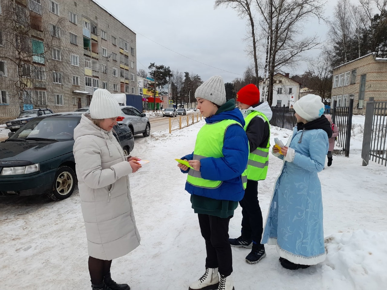 Шарьинские школьники за безопасную зиму