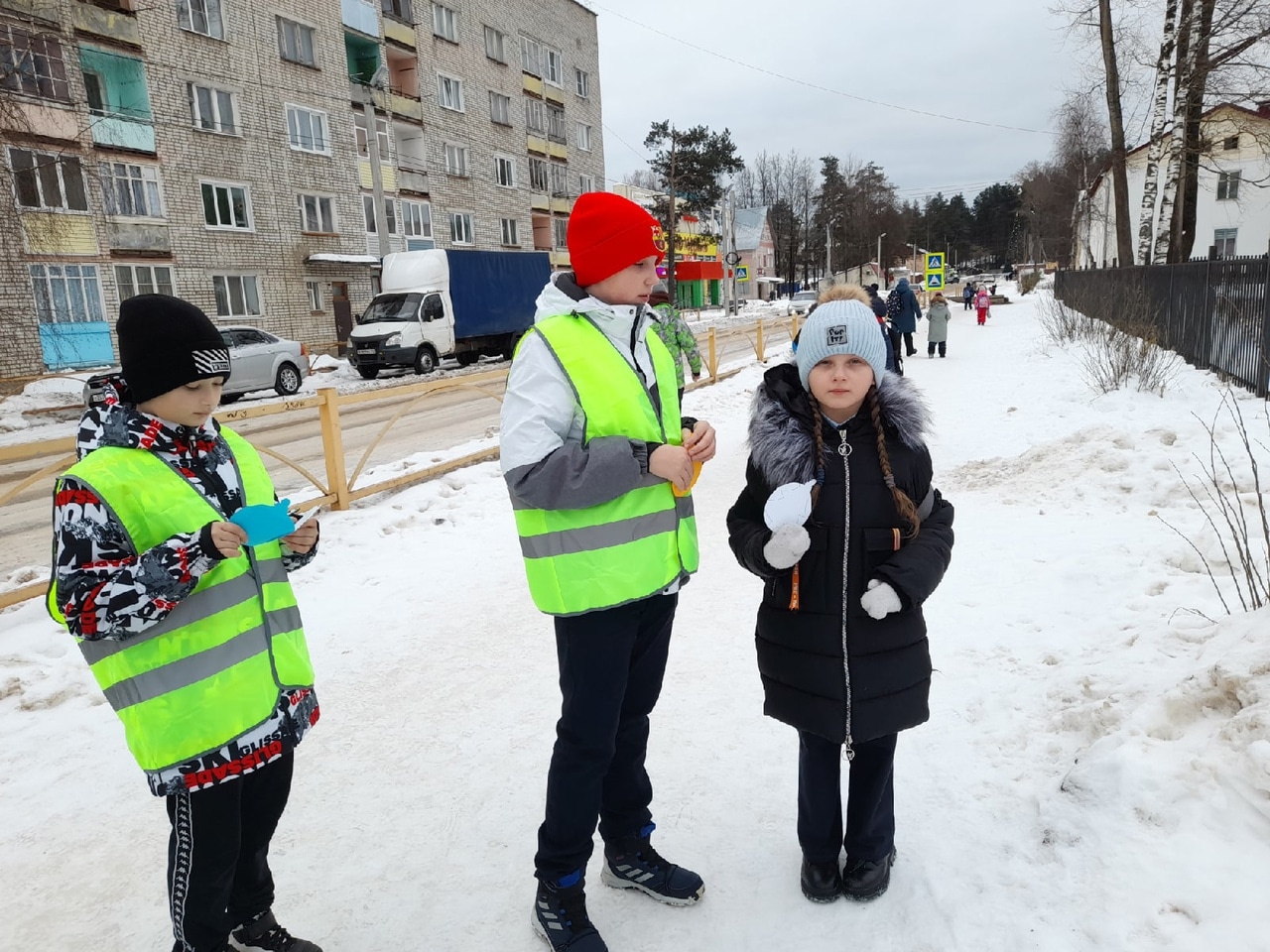 Шарьинские школьники за безопасную зиму