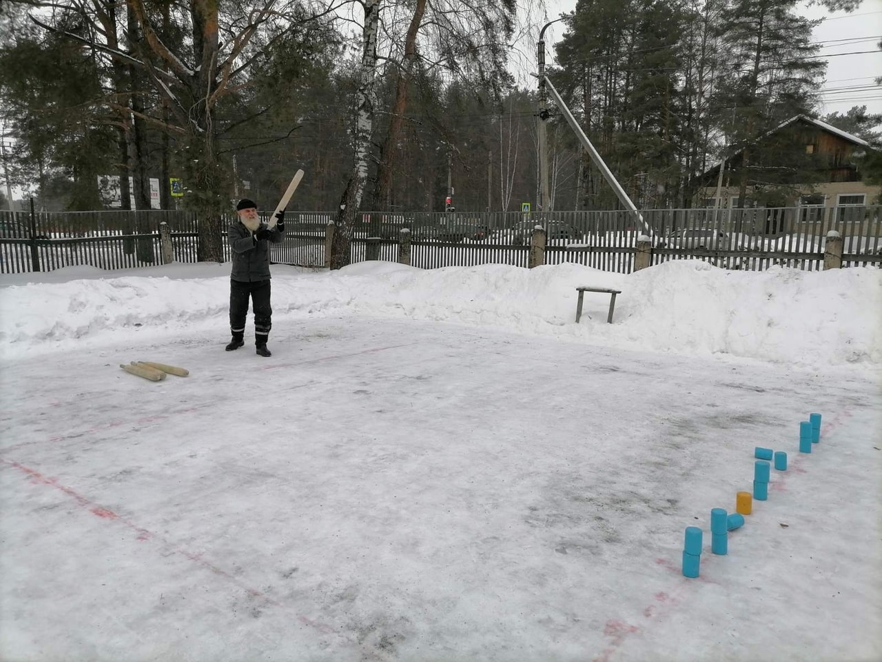 В Шарье продолжают развивать городошный спорт