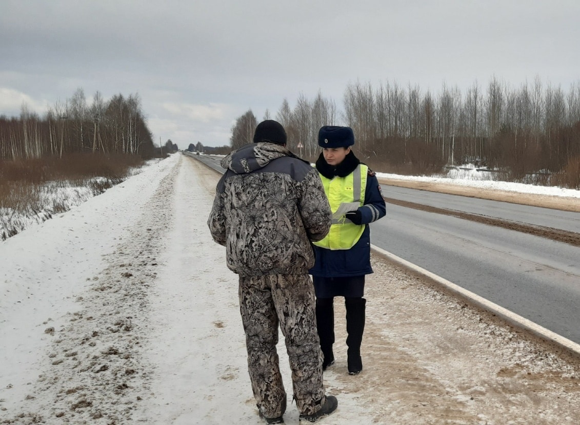 Шарьинских пешеходов сделали заметнее на дорогах