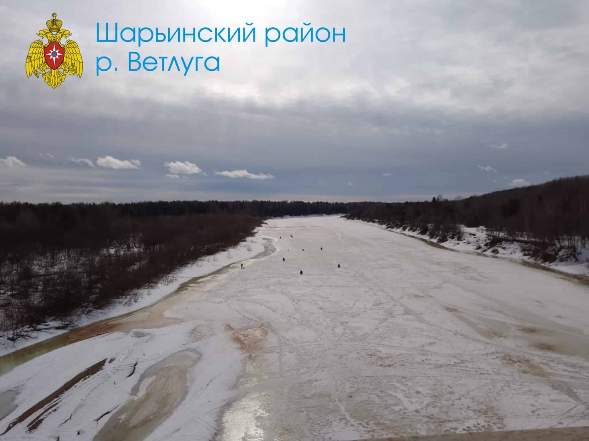 Фотографы запечатлели разлив рек Шарьинского района