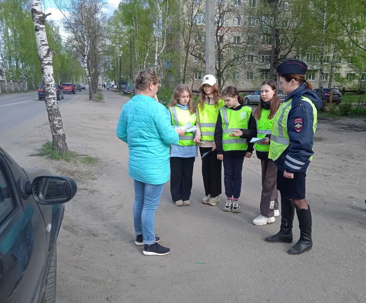 На шарьинские улицы вновь вышли школьники