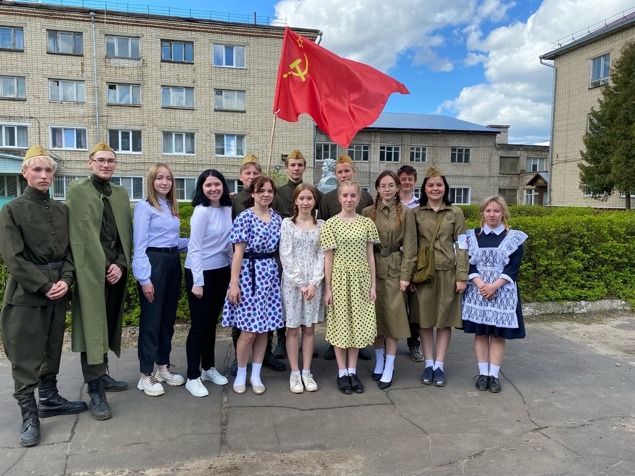 Студенты шарьинских СУЗов хранят историю военных лет