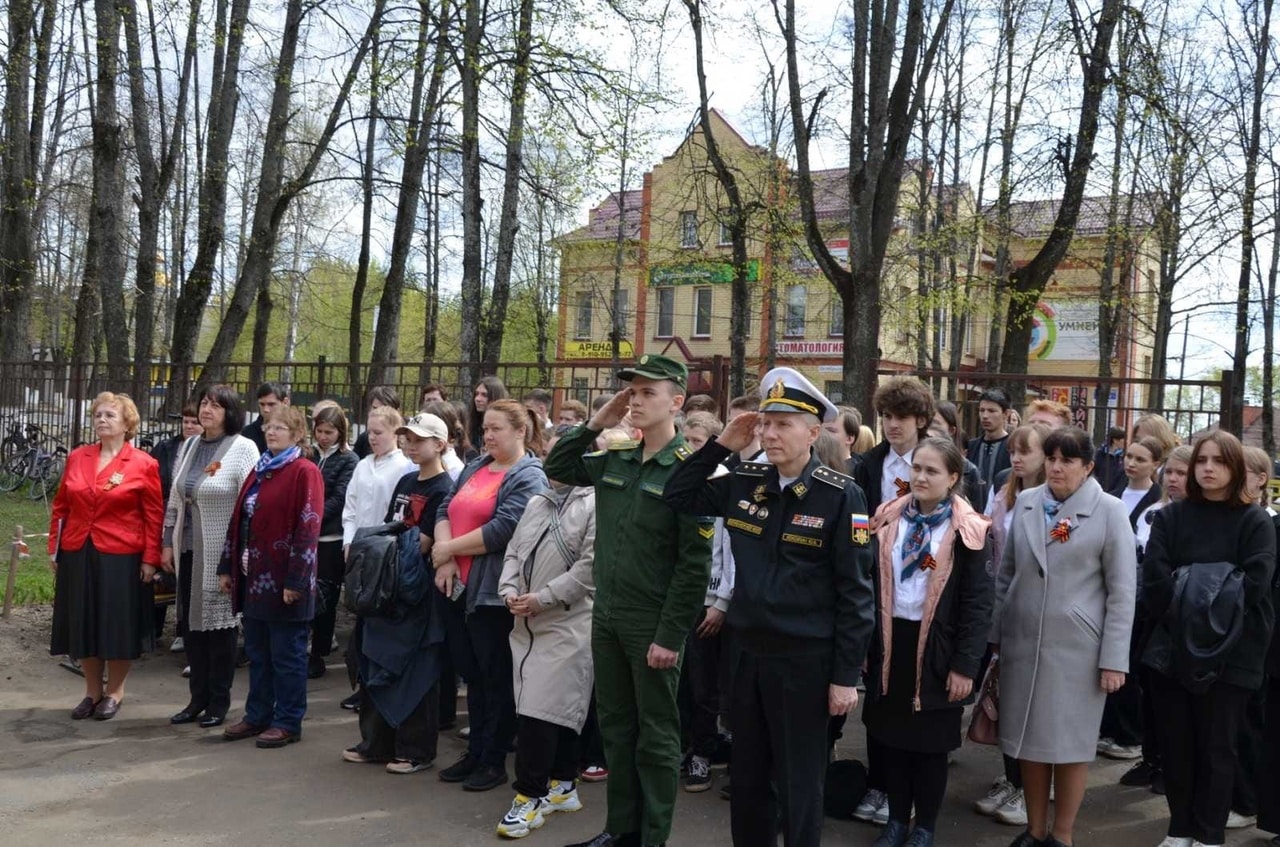 Шарьинские школьники отметили юбилейную дату партизанки