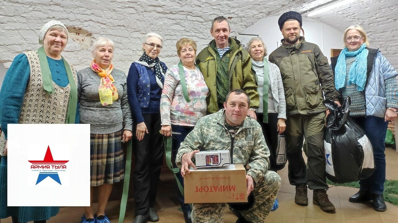 Шарьинская Армия тыла плетет сети для бойцов