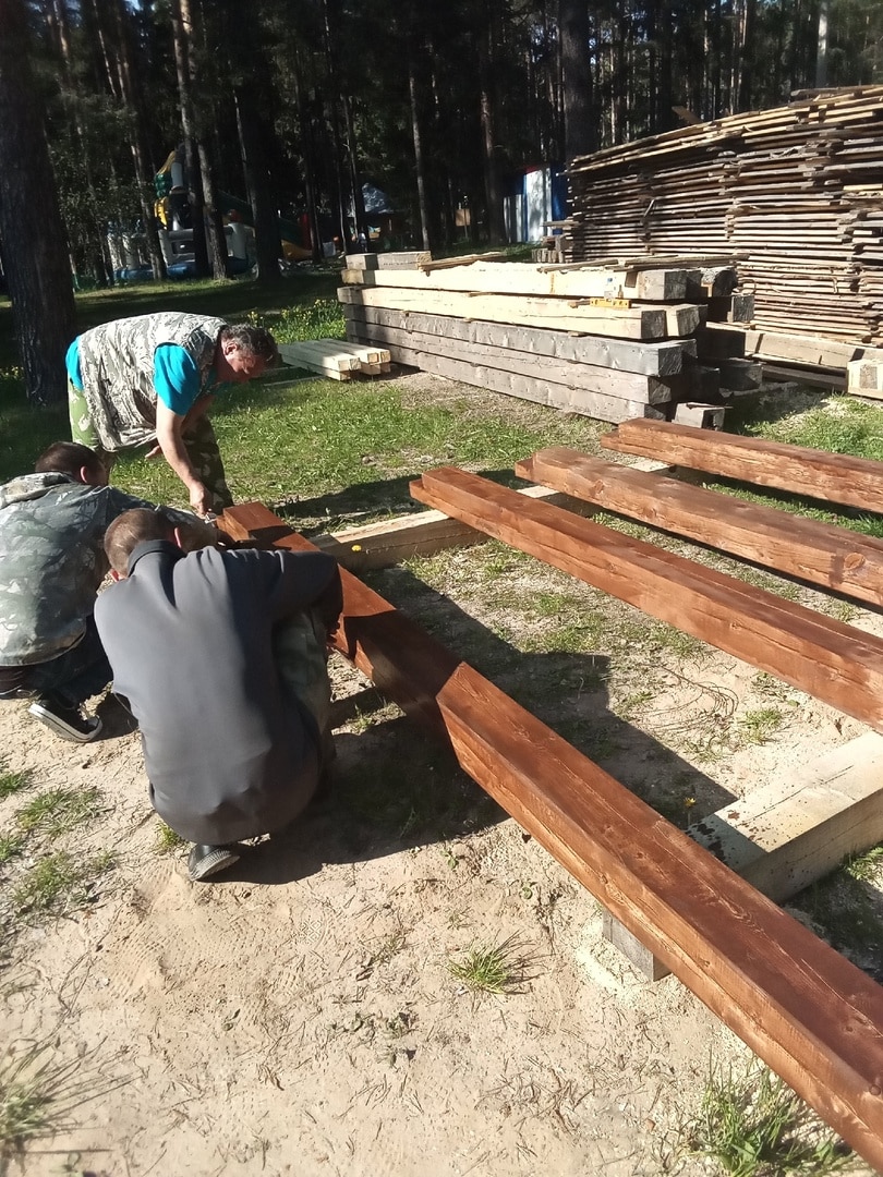 В Шарьинском Городском парке скоро появится беседка